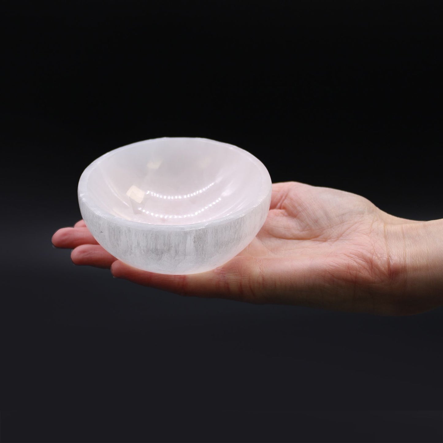 Tigela Redonda de Selenite 10cm