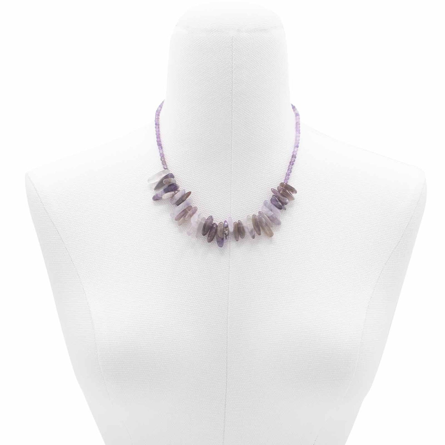 Colar Longstone de Ametista