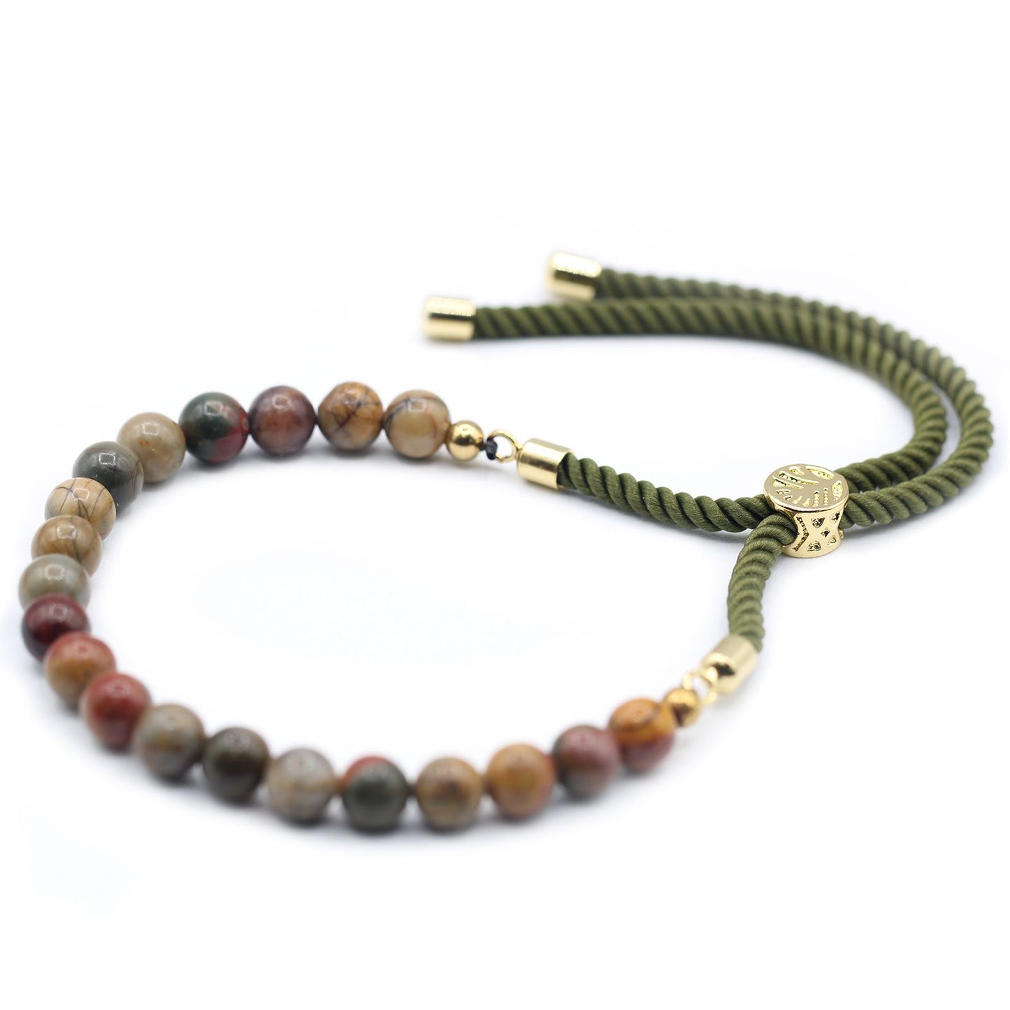 Pulseira de Jaspe Ajustável