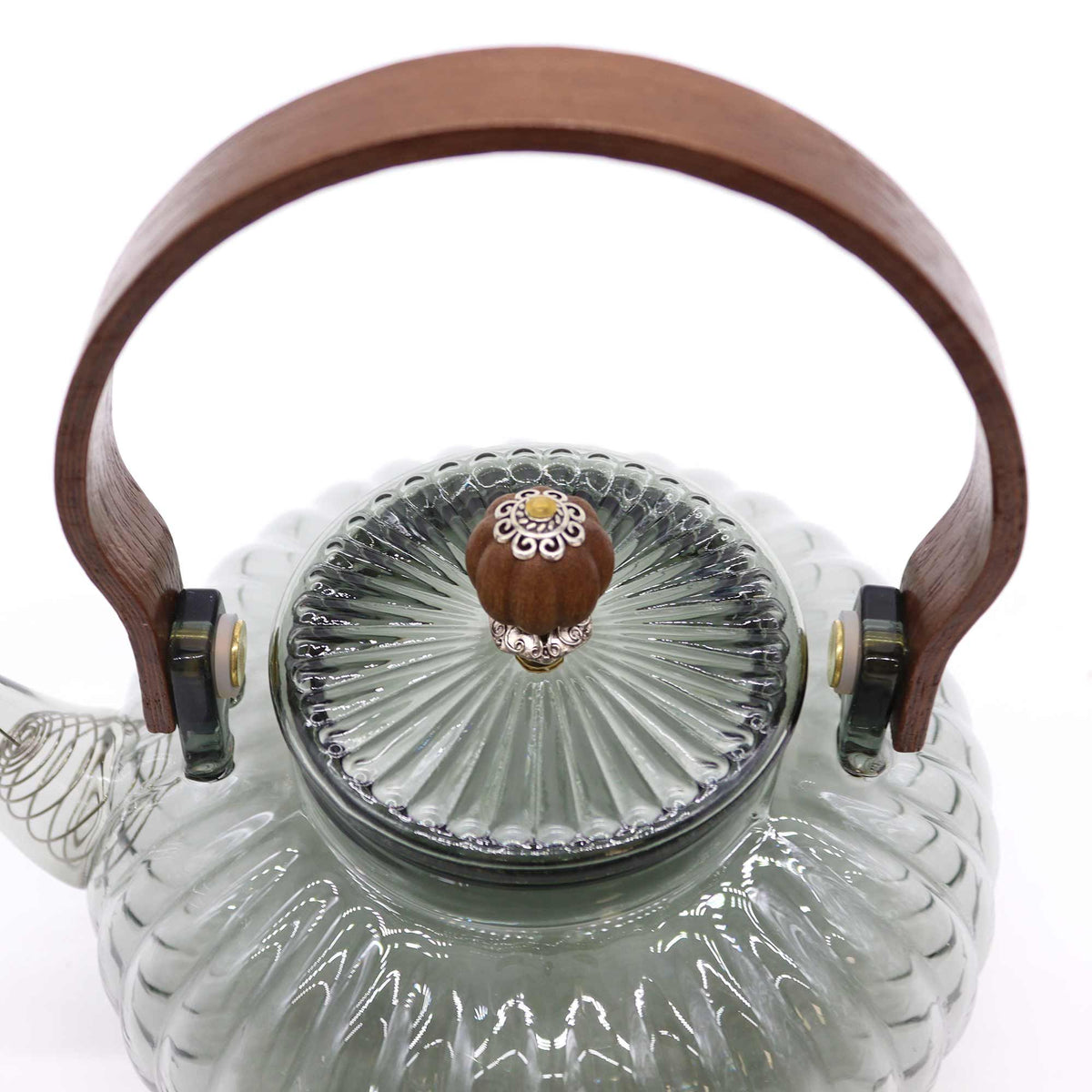 Bule de Vidro com Infusor Carvão Nacarado, 950 ml