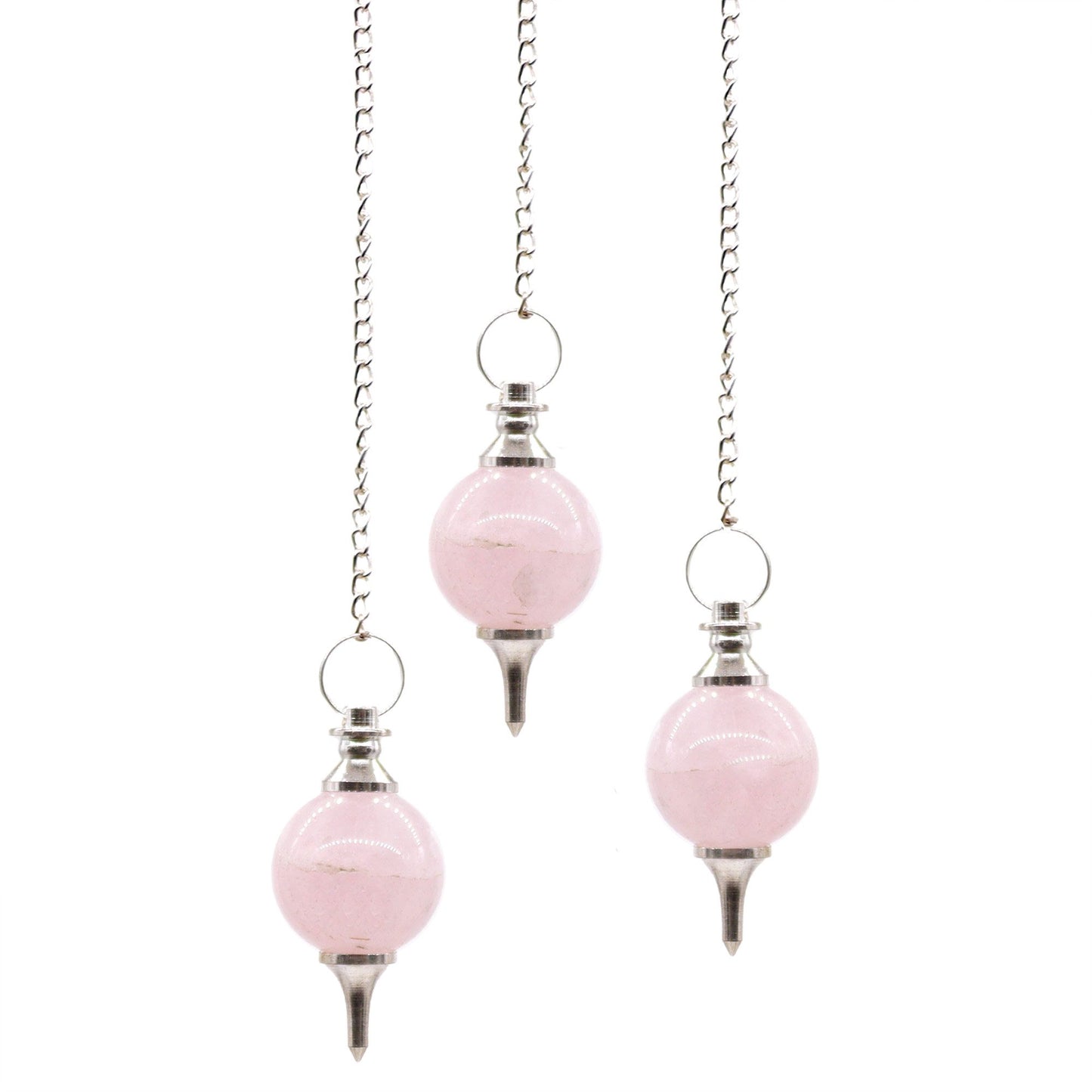 Péndulo Esférico - Quartzo Rosa