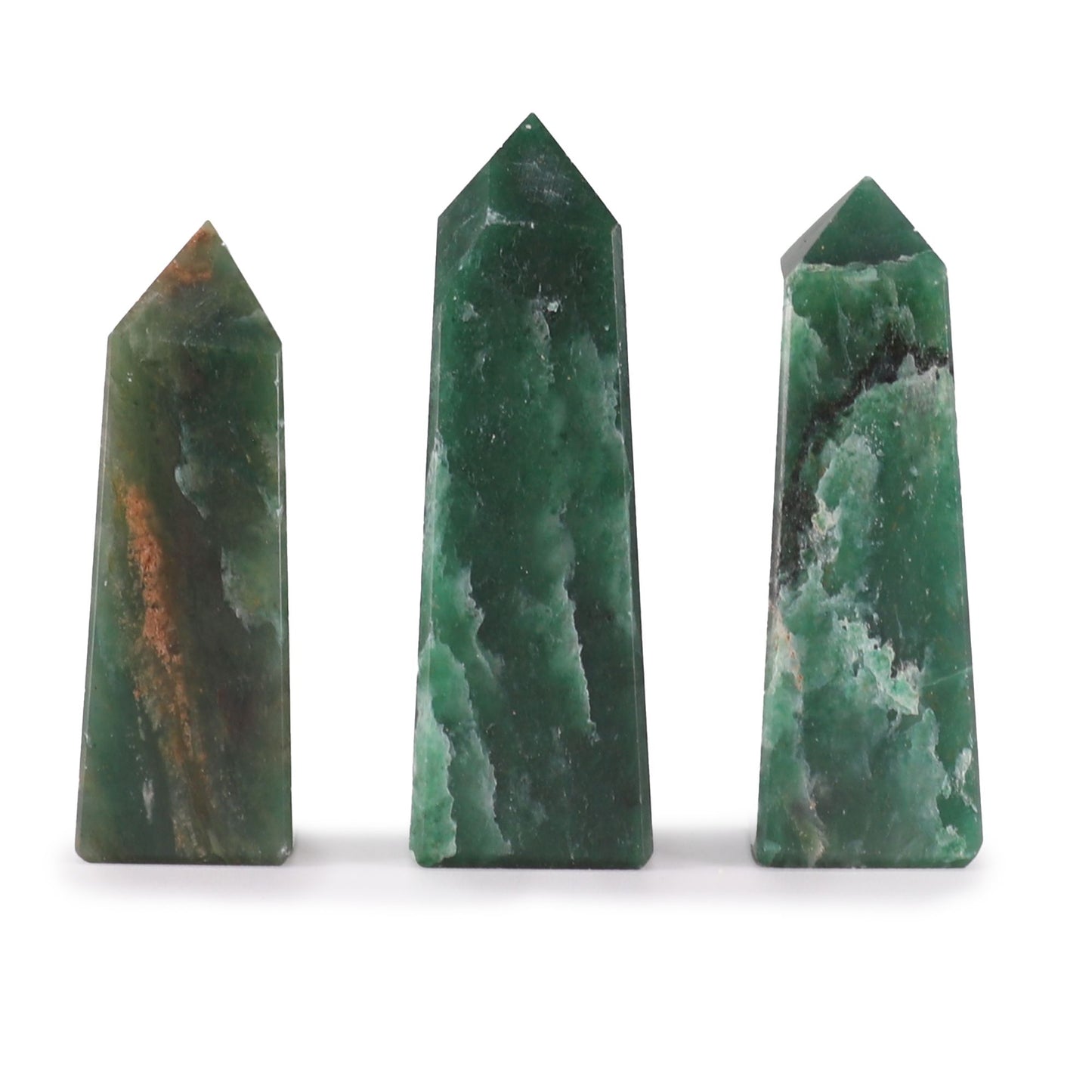 Ponta de Obelisco Jade Indiano — aprox. 5 cm