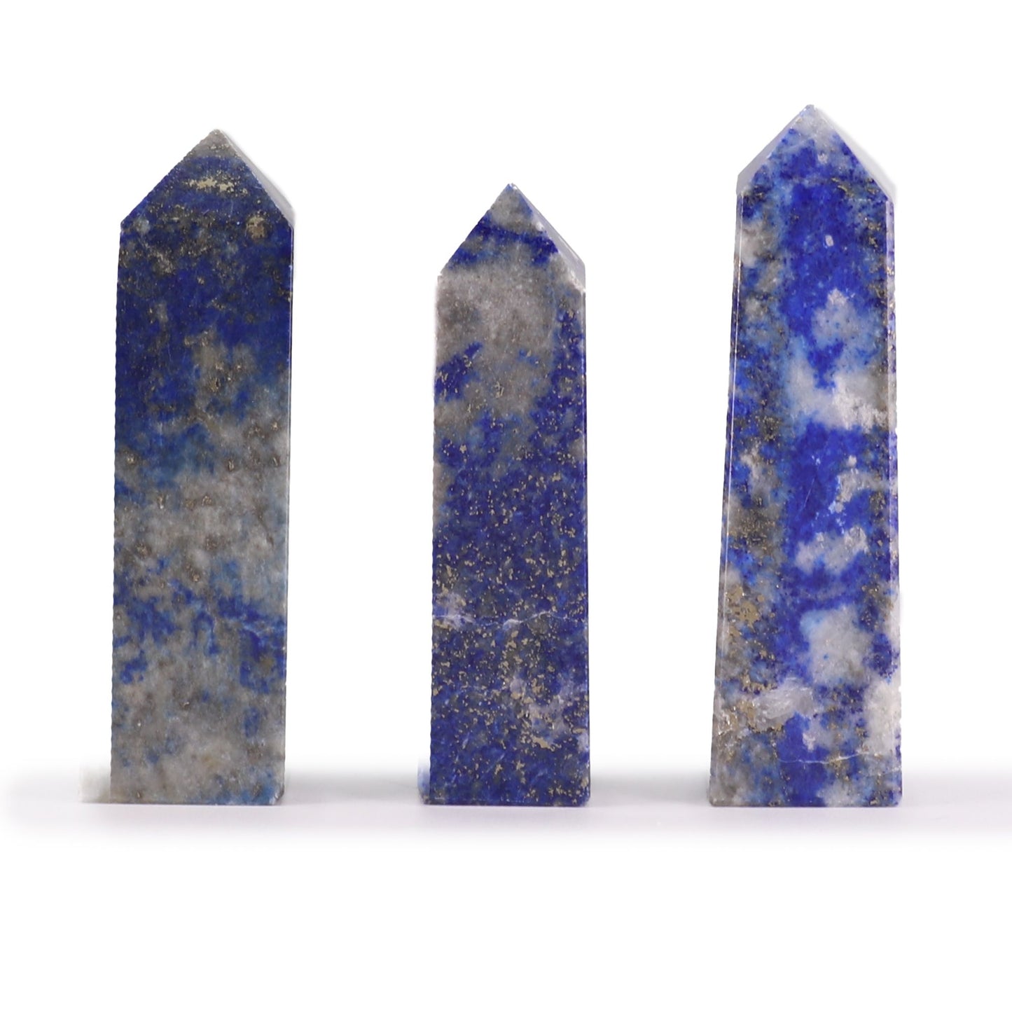 Ponta de Obelisco Lápis-Lazúli Afegão — aprox. 5 cm