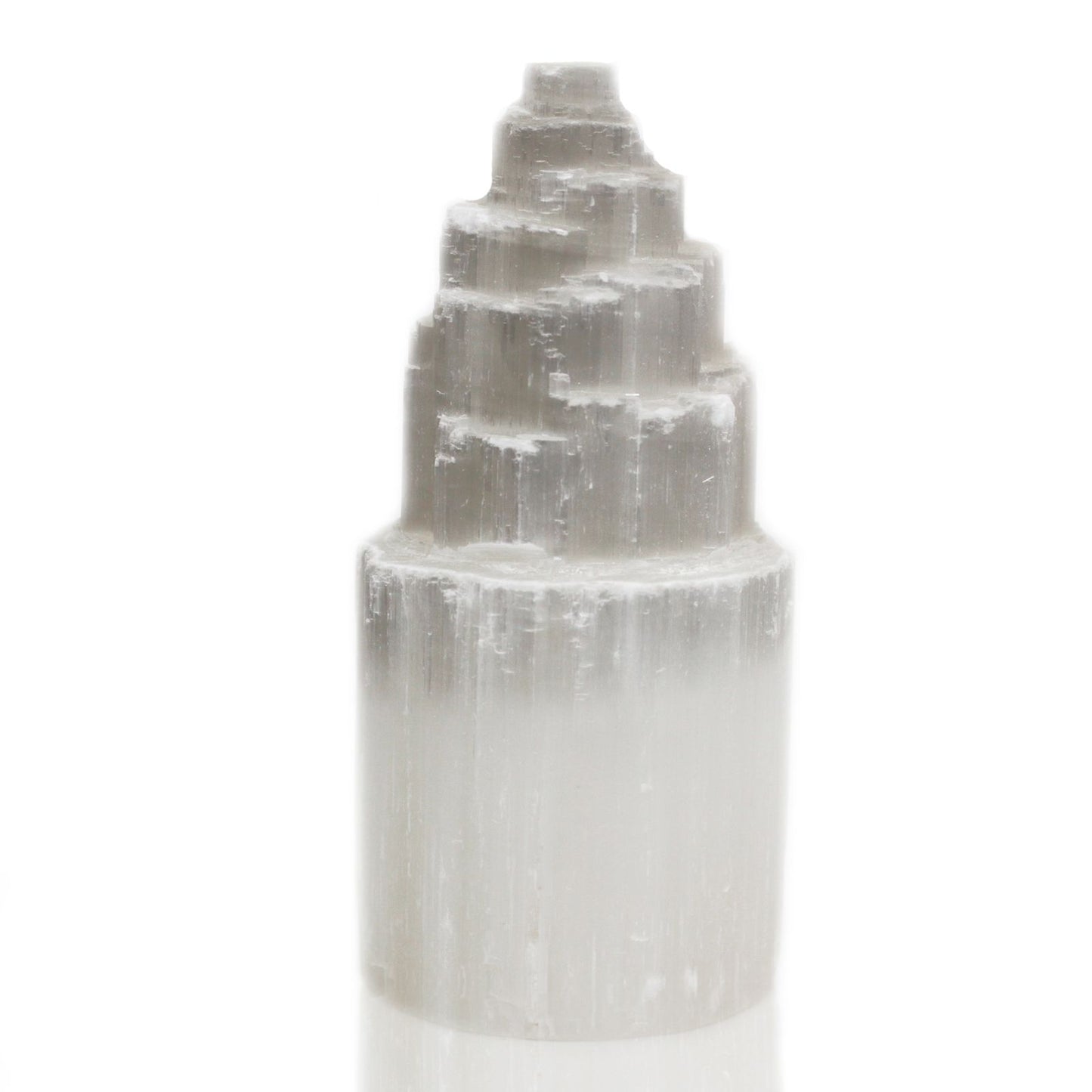 Candeeiro Torre Natural de Selenite 20cm