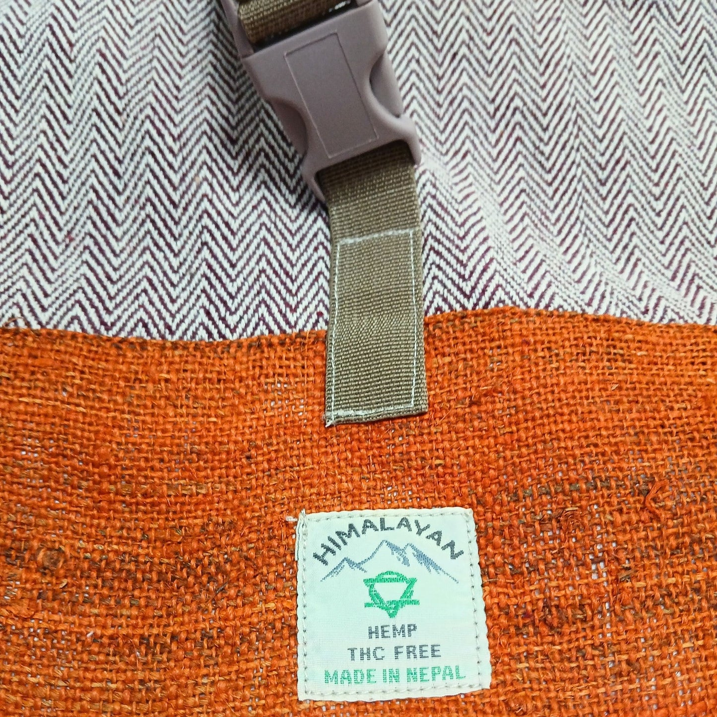 Mochila de Caminhada em Cânhamo - Laranja Pôr do Sol