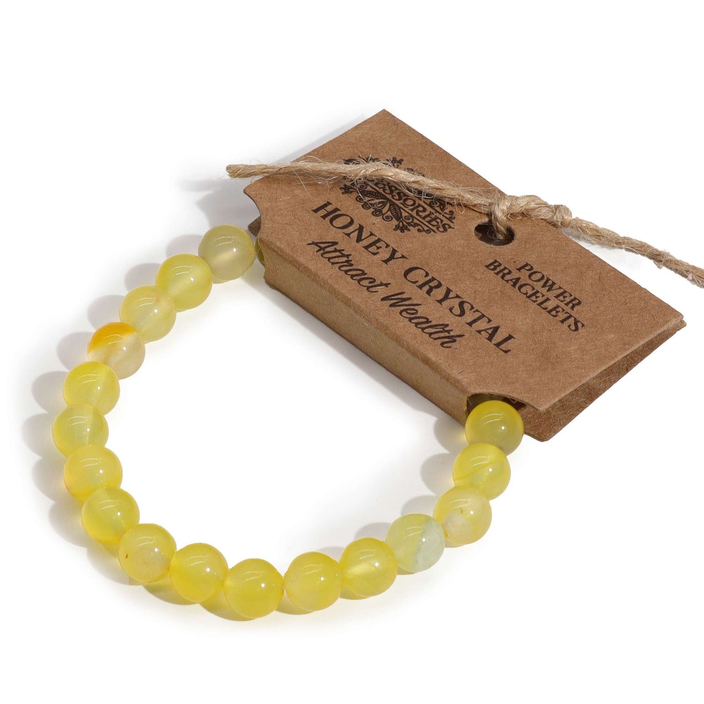 Pulseira Energética de Cristal de Mel