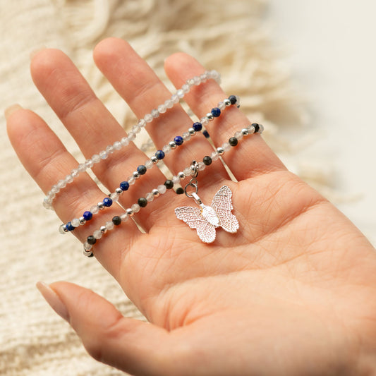 Conjunto de Pulseiras Ninfa Auroras Boreais