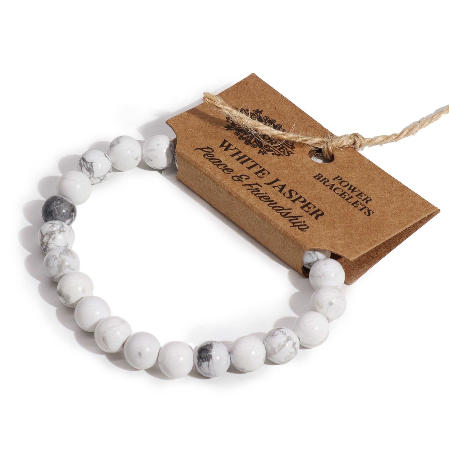 Pulseira Energética de Jaspe Branco