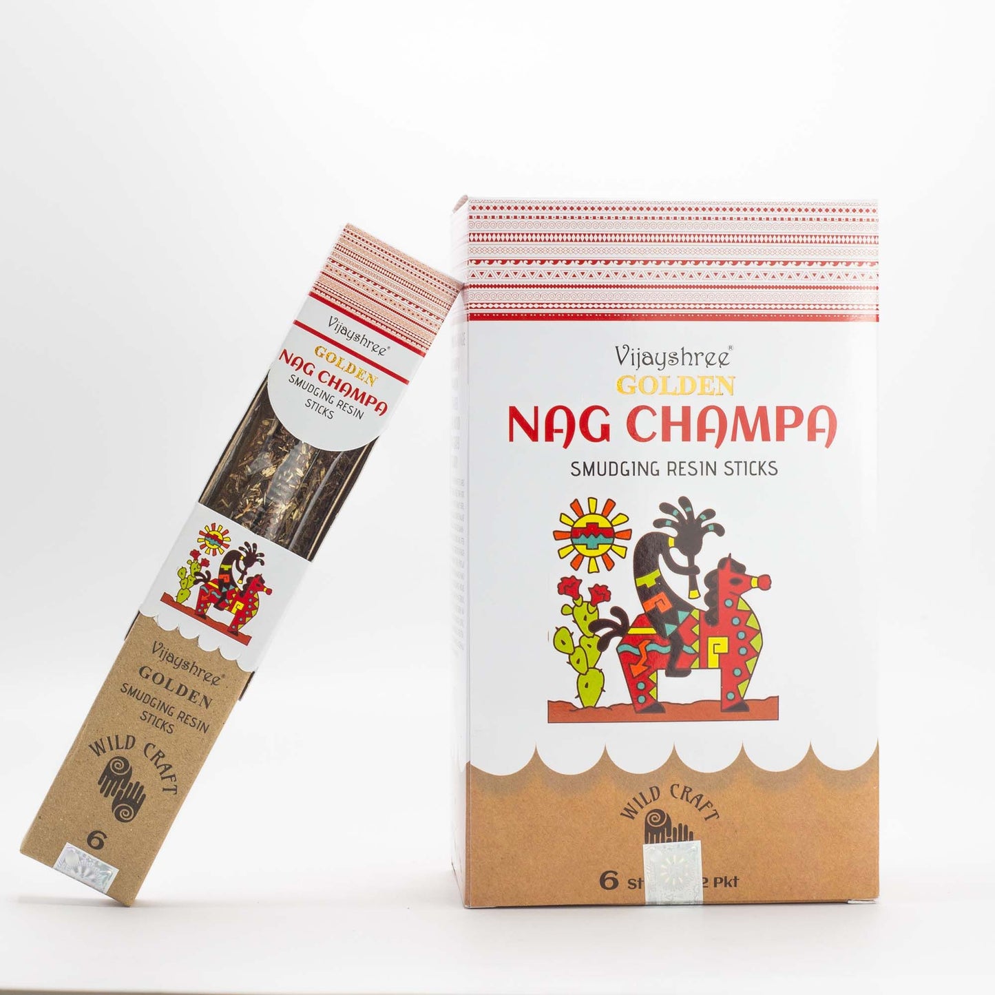 Incenso de Resina Dourado - Nag Champa 30g
