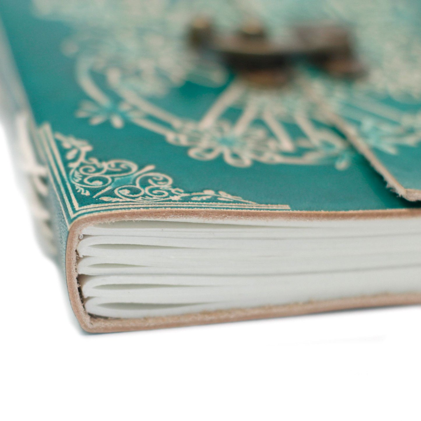 Caderno de Couro Genuíno - Paz