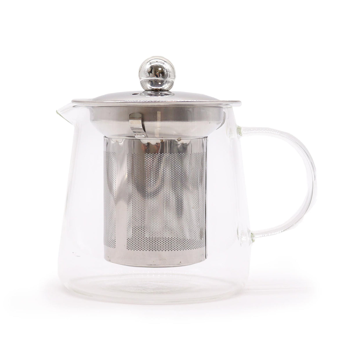 Bule de Vidro com Infusor Formato Cantil, 350 ml