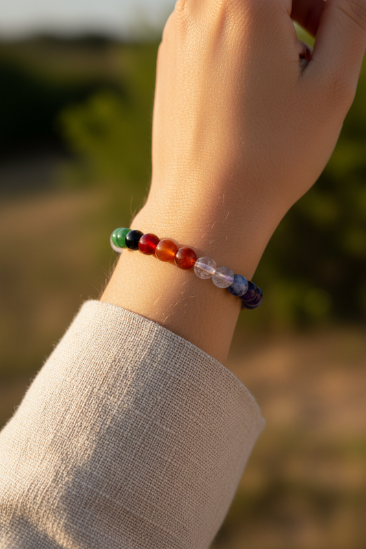 Pulseira do Poder - Pedras dos Chakras