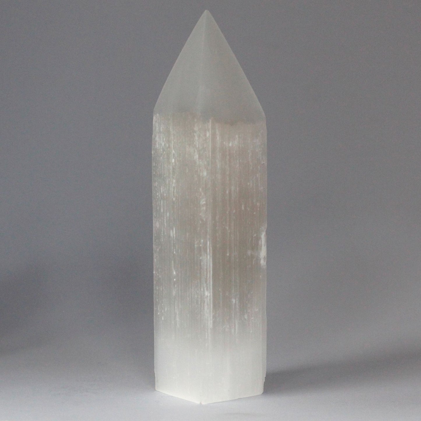 Torre de Selenite Ponta de Lápis - 20 cm