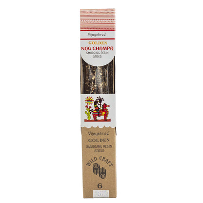 Incenso de Resina Dourado - Nag Champa 30g