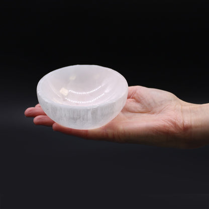 Tigela Redonda de Selenite 10cm
