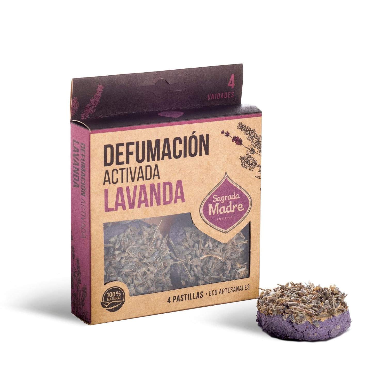 Pastilhas de Incenso em Resina X4 - Lavanda