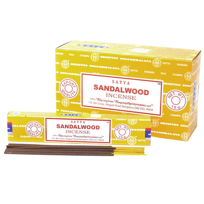 Incenso Satya Sticks 15g - Sândalo