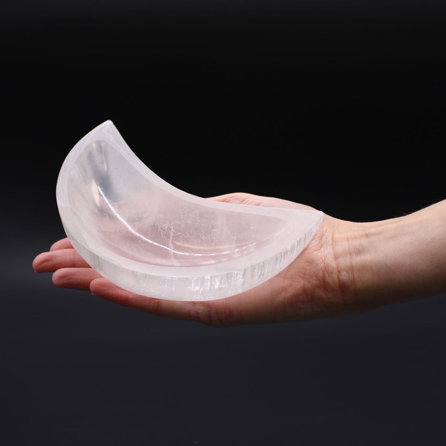 Tigela Lua de Selenite 15cm