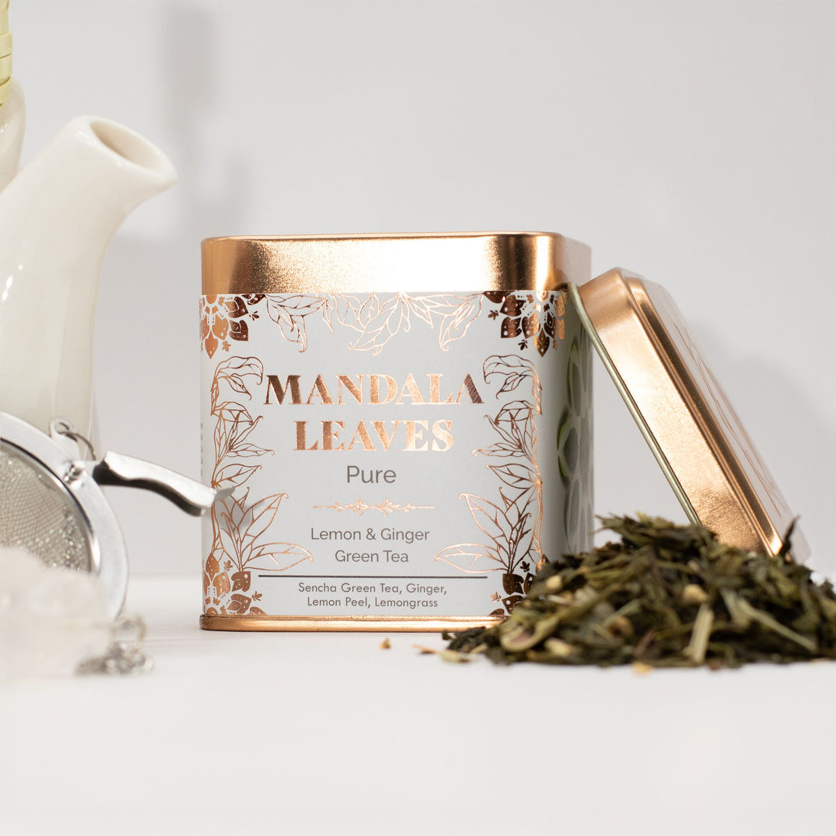 Chá Verde Eco Classic com Limão e Gengibre, 50 g