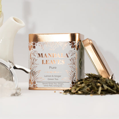 Chá Verde Eco Classic com Limão e Gengibre, 50 g