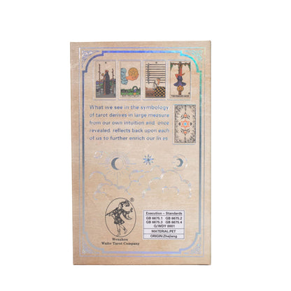 Cartas de Tarot Waite com Lâmina de Prata - com folheto