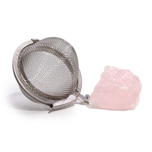 Filtro de Chá com Quartzo Rosa
