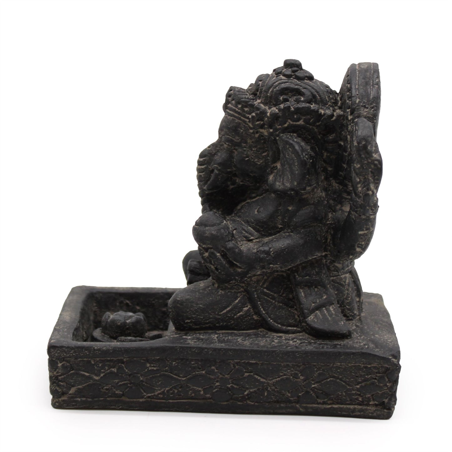 Queimador de Incenso Ganesh Feng Shui (Preto Envelhecido)