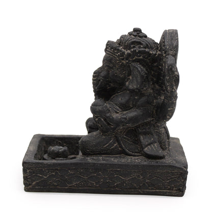 Queimador de Incenso Ganesh Feng Shui (Preto Envelhecido)