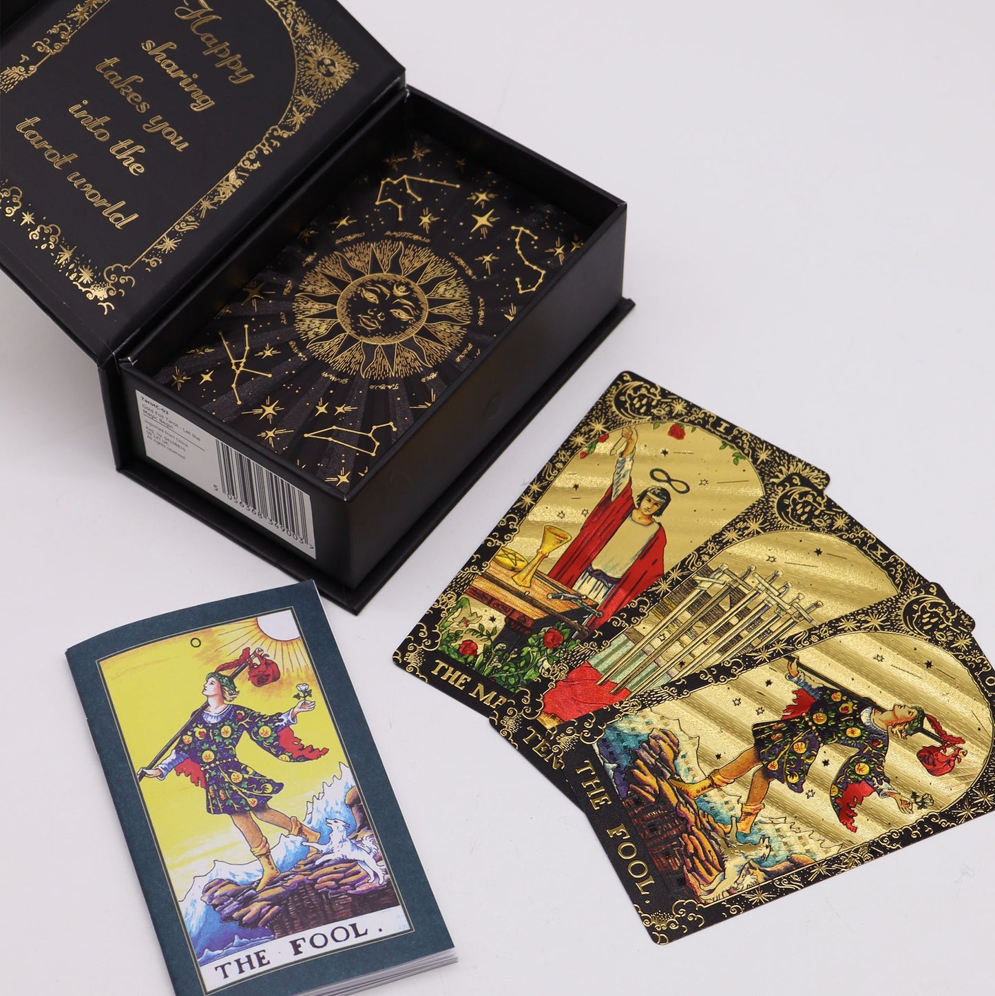 Tarot Folha Dourada - Que a Magia Comece - Caixa de Presente
