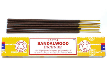 Incenso Satya Sticks 15g - Sândalo