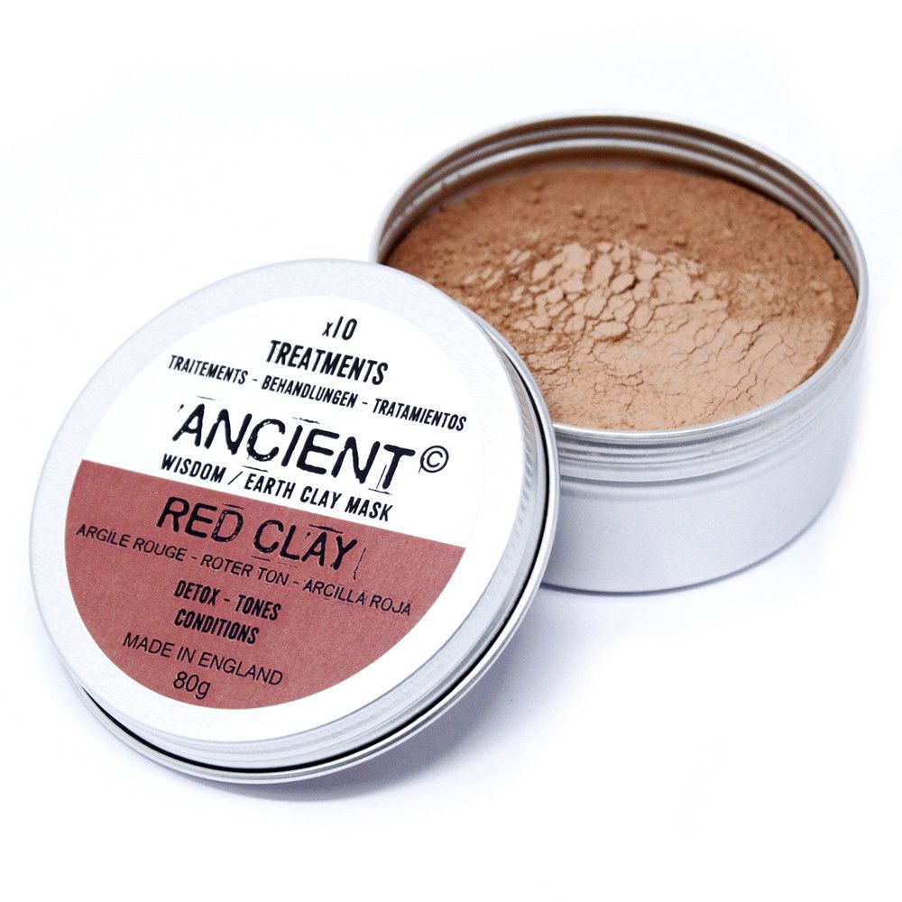 Argila Vermelha para Máscara Facial 80g