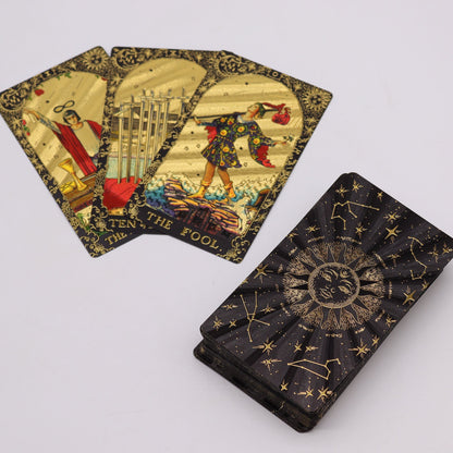Tarot Folha Dourada - Que a Magia Comece - Caixa de Presente