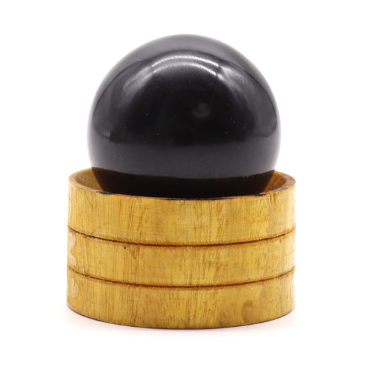 Esfera de Cristal de Turmalina 40mm com Suporte