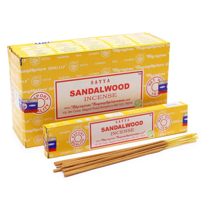Incenso Satya Sticks 15g - Sândalo