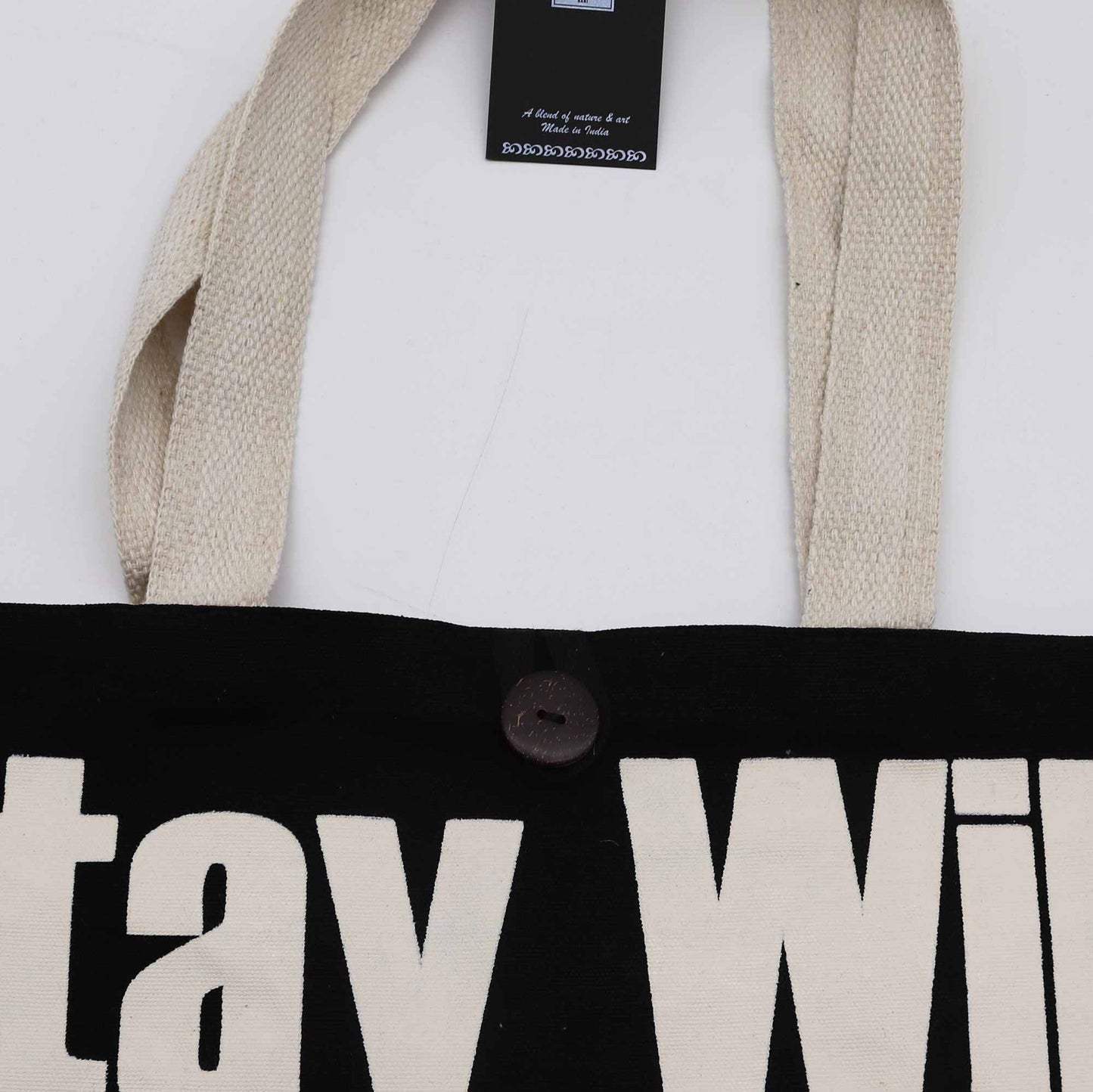 Bolsa Tote Icónica Nomad Sari - Stay Wild, Moon Child - Classic 10oz