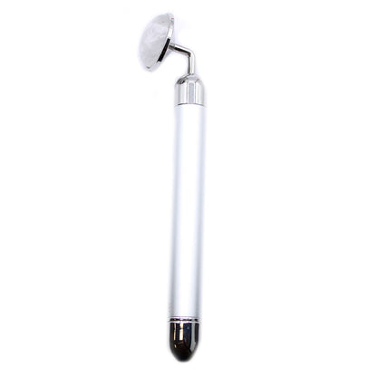 Rolo Facial com Vibração de Pedras Preciosas - Quartzo de Rocha