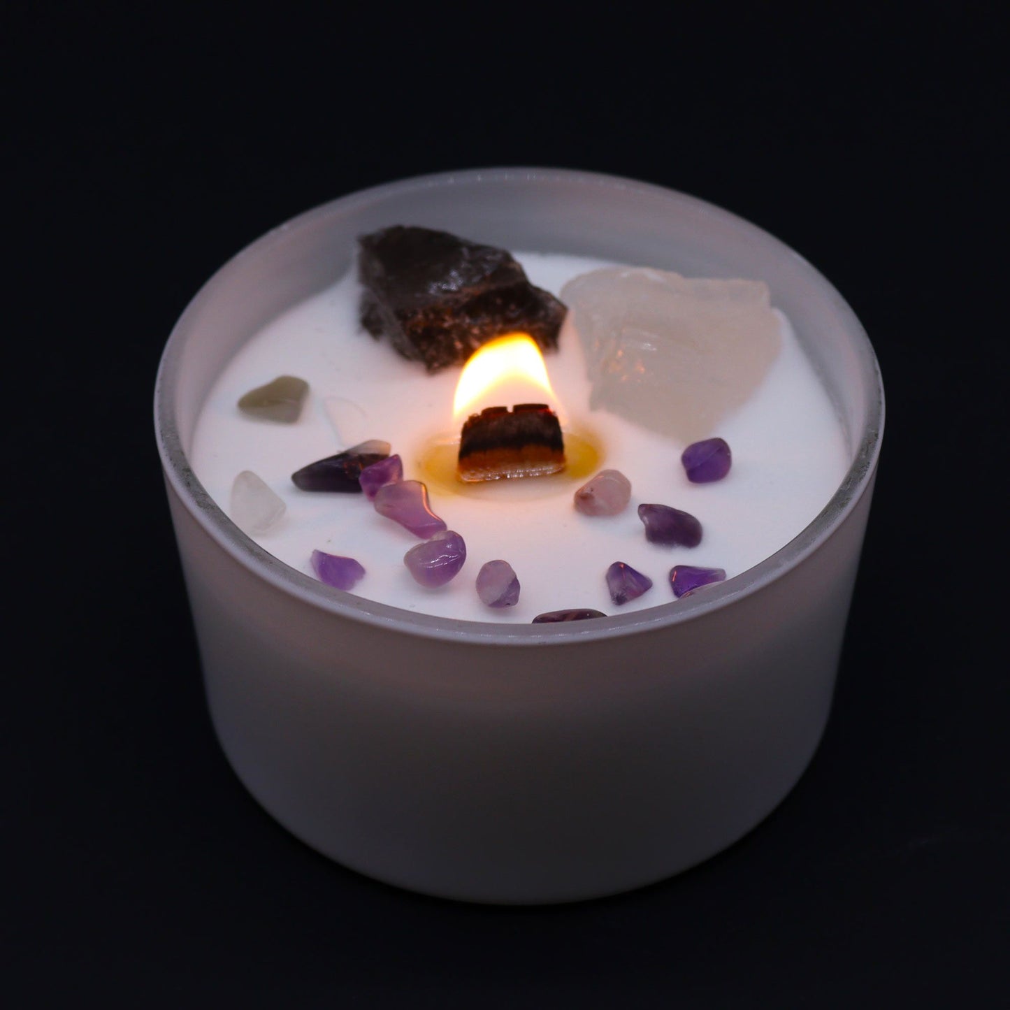 Vela de Cristal Chakra - Chakra da Coroa (Sahasrara)