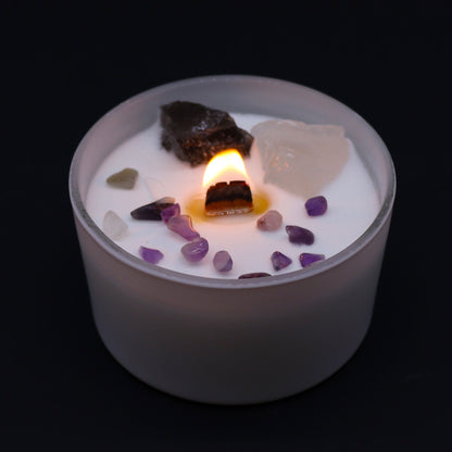 Vela de Cristal Chakra - Chakra da Coroa (Sahasrara)