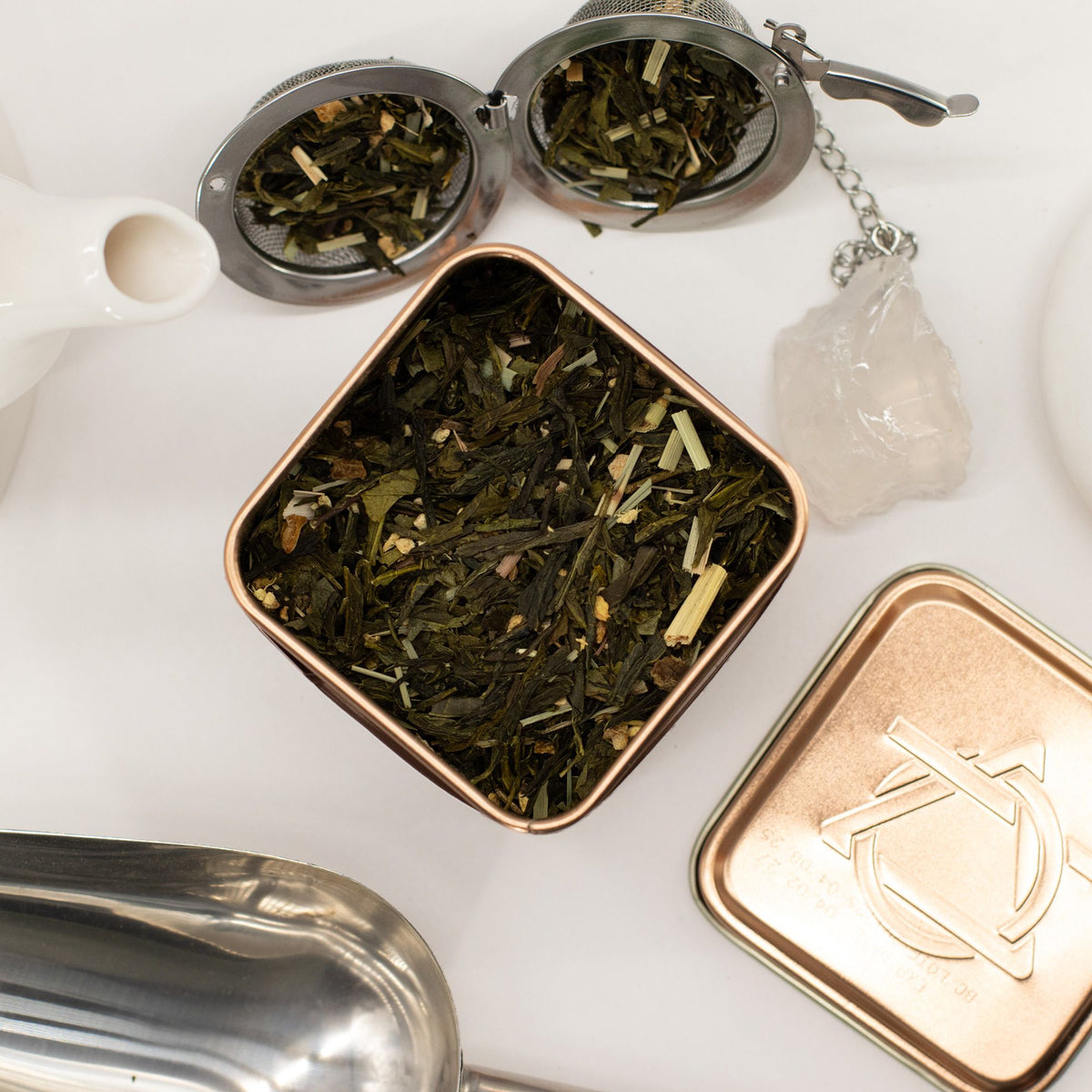 Chá Verde Eco Classic com Limão e Gengibre, 50 g