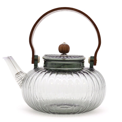 Bule de Vidro com Infusor Carvão Nacarado, 950 ml