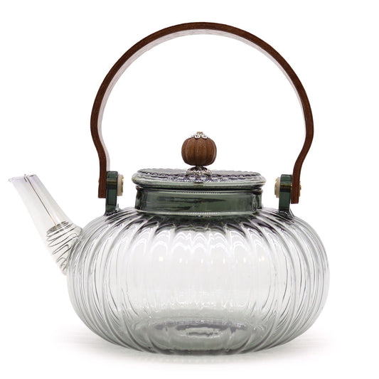 Bule de Vidro com Infusor Carvão Nacarado, 950 ml