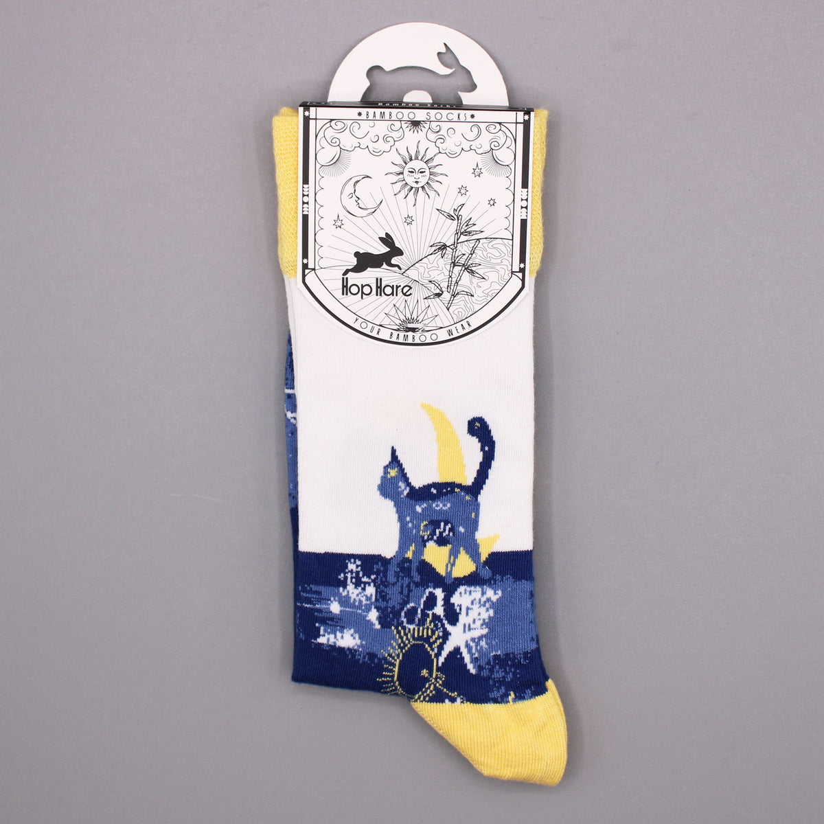 Meias de Bambu Hop Hare – Meia-Noite (S · EU 36–40)