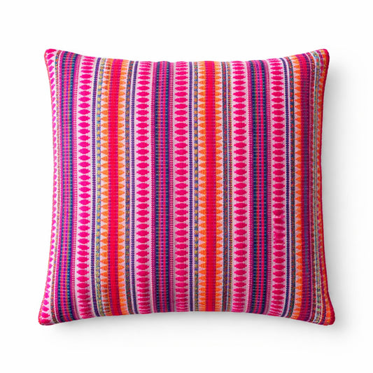 Capa de Almofada Boho 45x45 cm — Riscas Neon
