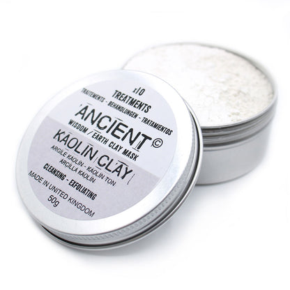 Argila de Caulino para Máscara Facial 50g