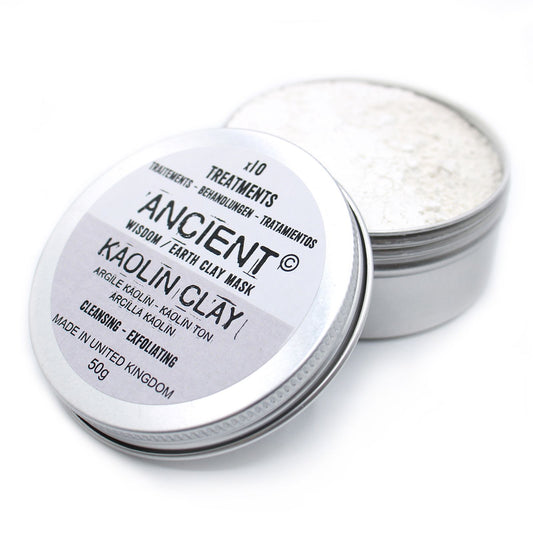 Argila de Caulino para Máscara Facial 50g
