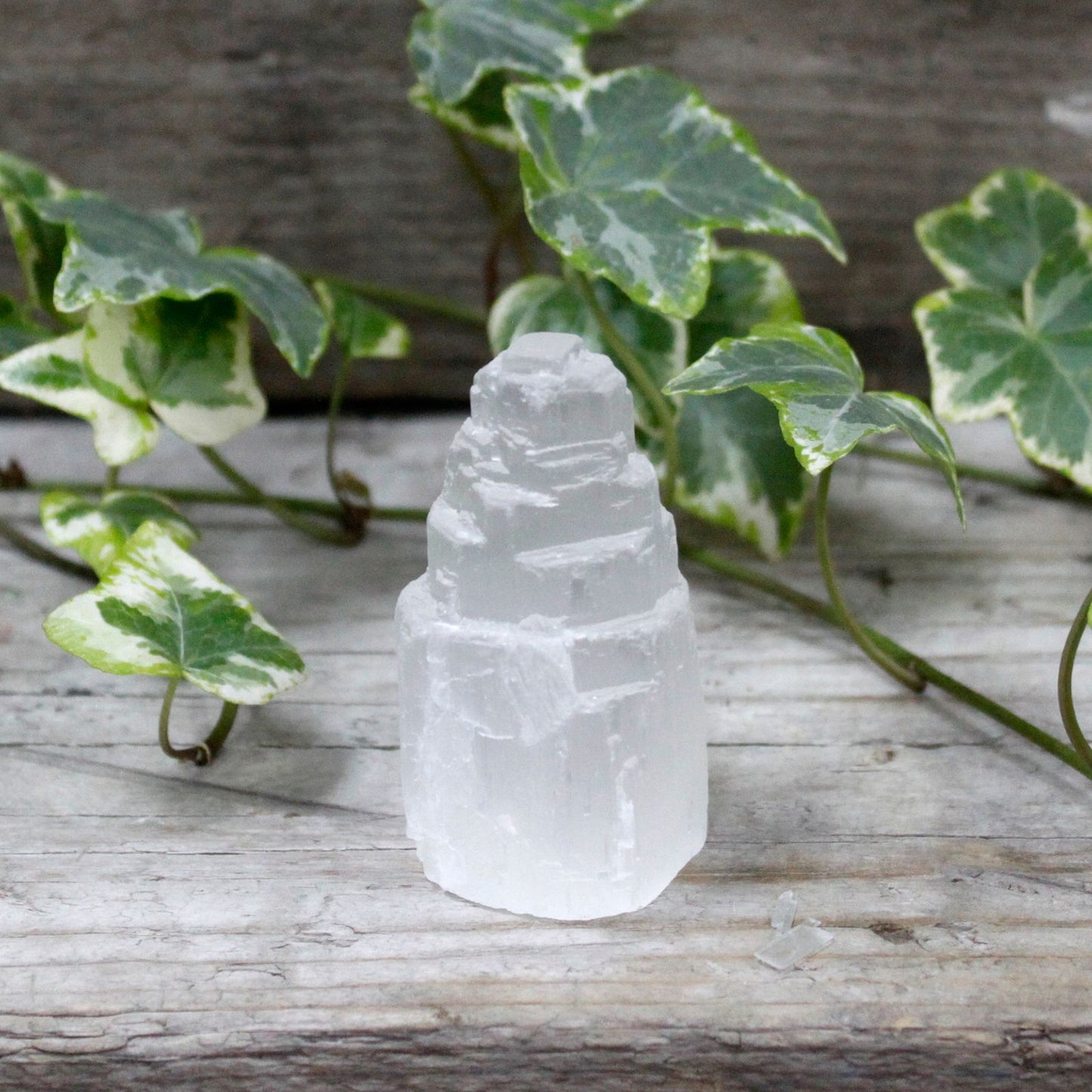 Torre de Selenite Natural - 5 cm