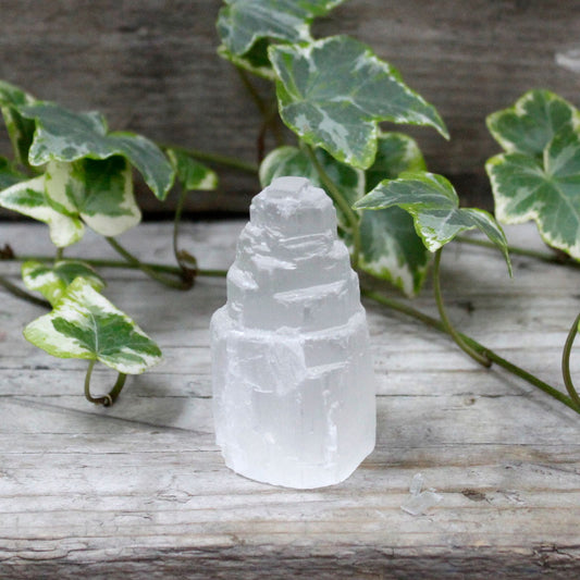 Torre de Selenite Natural - 5 cm