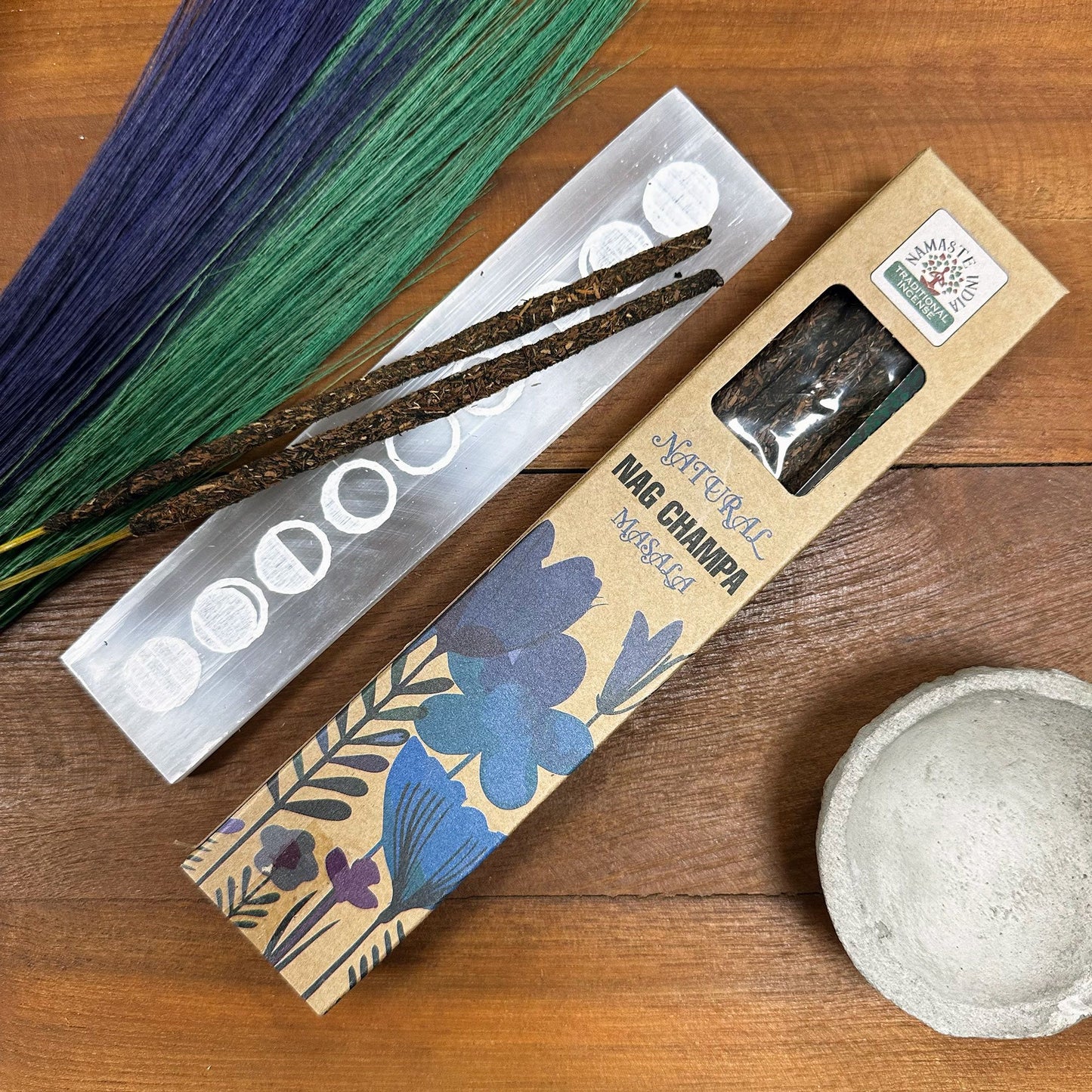 Incenso Botânico Natural Masala - Nag Champa 33g