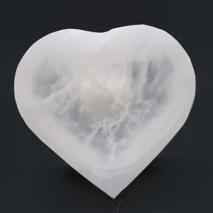 Tigela Coração de Selenite 10cm