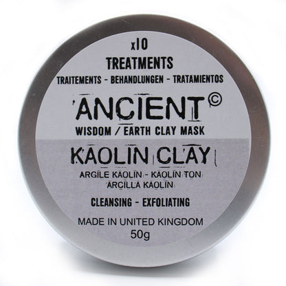 Argila de Caulino para Máscara Facial 50g